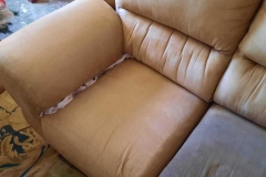Galería antes y después de limpieza de sillones