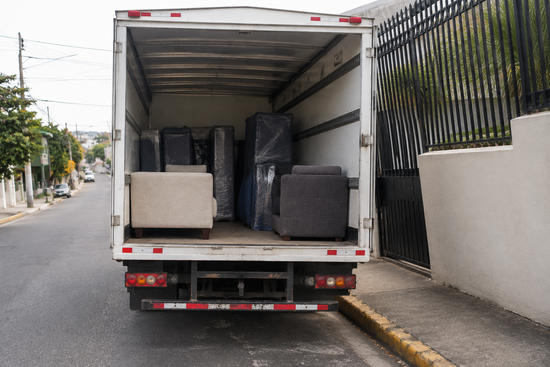 Cami&oacute;n para transporte de muebles